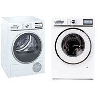 SIEMENS WM16Y891 + SIEMENS WT48Y7W4 - Washer Dryer Set