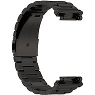 BStrap Stainless Steel for Xiaomi Amazfit Active Edge black - Watch Strap