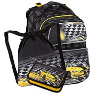 BAGMASTER DOPI 23 C small school set for first graders - yellow car - School Set