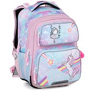 BAGMASTER Dopi 23 A školní batoh - jednorožec - School Backpack