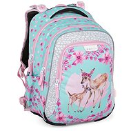 BAGMASTER LUMI 23 A school backpack - doe and fawn - School Backpack