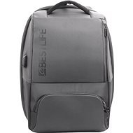 BESTLIFE Neoton 15.6", szürke - Laptop hátizsák