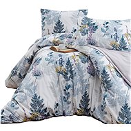 Brotex Linen cotton 140×200, 70×90 cm, Wood grey - Bed Linen