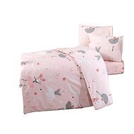 Brotex Cotton crib bedding 90×135, 45×60 cm, ballet pink - Children's Bedding