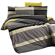 Brotex Bed linen crepe 140×200, 70×90 cm, Racing yellow - Bed Linen
