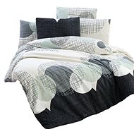 Brotex Linen crepe 140×200, 70×90 cm, Cosmic grey - Bed Linen