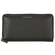 Bugatti Linda zipper wallet black - Wallet
