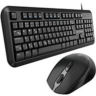 Eternico Essential  KD100CS + MS300 čierny - Set klávesnice a myši