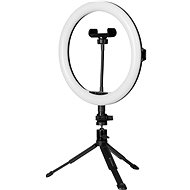 Eternico Mini Tripod T-10 black + Eternico Ring Light 11" RGB - Camera Light