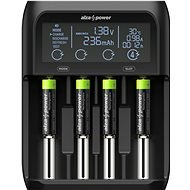 AlzaPower USB Battery Charger AP450B + Rechargeable HR03 (AAA) 1000 mAh - 4 Stück - Batterieladegerät