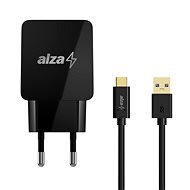AlzaPower Q100 Quick Charge 3.0 + AlzaPower Core USB-C 3.2 Gen 1, 1m černý - Nabíjačka do siete