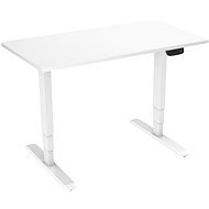 AlzaErgo Table ET1 NewGen biely + doska TTE-01 140 × 80 cm biely laminát - Výškovo nastaviteľný stôl