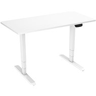AlzaErgo Table ET1 NewGen White + Table Top TTE-03 160x80cm White Laminate - Height Adjustable Desk