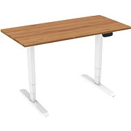 AlzaErgo Table ET1 NewGen White + Desktop TTE-03 160x80cm Bamboo - Height Adjustable Desk