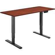 AlzaErgo Table ET1 NewGen fekete + TTE-01 140x80 cm barna laminált asztallap - Állítható magasságú asztal