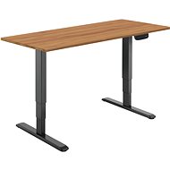 AlzaErgo Table ET1 NewGen Black + TTE-01 Top 140x80cm Bamboo - Height Adjustable Desk