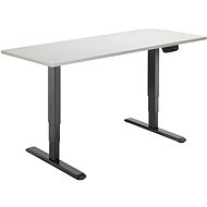 AlzaErgo Table ET1 NewGen Black + Table Top TTE-03 160x80cm White Veneer - Height Adjustable Desk