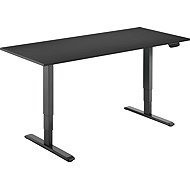 AlzaErgo Table ET1 NewGen black + top 140×80 cm laminate black - Height Adjustable Desk