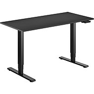 AlzaErgo Table ET1 Essential black + top 120×80 cm laminate black - Height Adjustable Desk