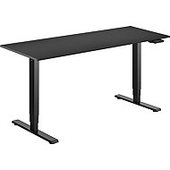 AlzaErgo Table ET1 Essential black + top 160×80 cm laminate black - Height Adjustable Desk