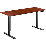AlzaErgo Table ET1 Essential black + top 160×80 cm laminated chestnut - Height Adjustable Desk