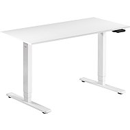 AlzaErgo Table ET1 Essential white + top 120×80 cm lamino white - Height Adjustable Desk
