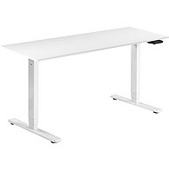 AlzaErgo Table ET1 Essential weiß + Platte 160×80 cm Laminat weiß - Höhenverstellbarer Tisch
