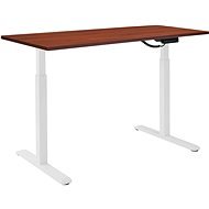 AlzaErgo Table ET2 weiß + Platte TTE-12 120x80cm Kastanie laminiert - Höhenverstellbarer Tisch
