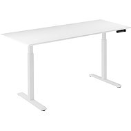 AlzaErgo Table ET2 white + top 160×80 cm laminate white - Height Adjustable Desk
