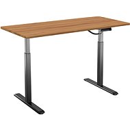 AlzaErgo Table ET2 Black + Desktop TTE-01 140x80cm Bamboo - Height Adjustable Desk