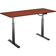 AlzaErgo Tisch ET2 schwarz + Tischplatte TTE-03 160x80cm laminiert Kastanie - Höhenverstellbarer Tisch