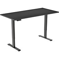 AlzaErgo Table ET2 Essential black + top 120×80 cm laminate black - Height Adjustable Desk