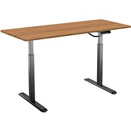 AlzaErgo Table ET2 Black + Desktop TTE-03 160x80cm Bamboo - Height Adjustable Desk