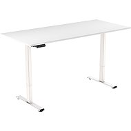 AlzaErgo Table ET2 Essential white + top 140×80 cm laminate white - Height Adjustable Desk