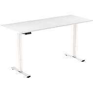 AlzaErgo Table ET2 Essential weiß + Platte 160×80 cm Laminat weiß - Höhenverstellbarer Tisch