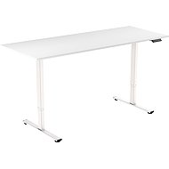 AlzaErgo Table ET2 Core white + top 160×80 cm laminate white - Height Adjustable Desk