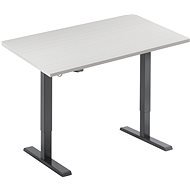 AlzaErgo Table ET2.1 Black + Top TTE-12 120x80cm White Veneer - Height Adjustable Desk