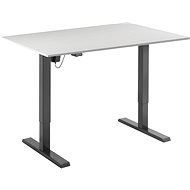 AlzaErgo Table ET2.1 Black + Table Top TTE-03 160x80cm White Veneer - Height Adjustable Desk