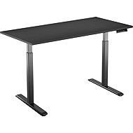 AlzaErgo Table ET2 black + top 120×80 cm laminate black - Height Adjustable Desk