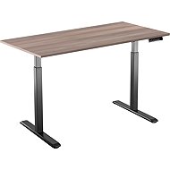 AlzaErgo Table ET2 black + top 120×80 cm laminated grey oak - Height Adjustable Desk