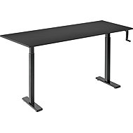 AlzaErgo Table ET3 Essential black + top 160×80 cm laminate black - Height Adjustable Desk