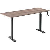 AlzaErgo Table ET3 Essential black + top 160×80 cm laminated grey oak - Height Adjustable Desk