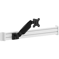 AlzaErgo Slatwall SWP110 Raceway, White + SWMP220 Brackets White + SWAS430 Mount Black - Holder