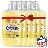 COCCOLINO Happy Yellow 6 × 1,8 l (432 mosás) - Öblítő