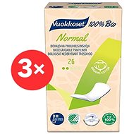 VUOKKOSET 100% BIO Normal Slip 3 × 26pcs - Panty Liners