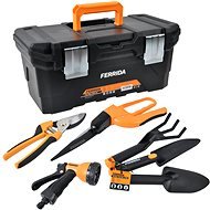 FERRIDA Tool Box 40.8cm + Multi Spray 7 + B-Pruner + Grass Shears + Garden Tools Set 3pcs - Tool Set
