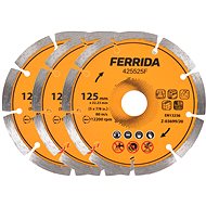 FERRIDA diamantový kotouč 125mm 3 kusy - Diamantový kotouč