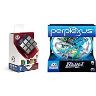 Perplexus Beginner 2019 + Rubik's Cube 3x3 metallic - Geduldspiel