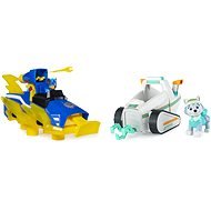 Paw Patrol Variable "Hovercraft" with Effects + Everest Vehicle - Toy Car