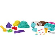 Kinetic Sand Scented Ice Cream Scoops + Sea Play Set - Kinetic Sand